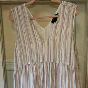 HATCH Cotton, Lined Maternity Maxi Sundress